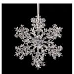 Decorațiune de agățat de Crăciun Casa Selección Snow, ⌀ 20 cm