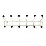 Cuier de perete PT LIVING Saturmus, lungime 53,5 cm, detalii negre