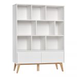 Bibliotecă pentru copii Pinio Swing, 120 x 160 cm, alb