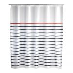 Perdea de duș Wenko Marine White, 180 x 200 cm