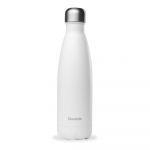 Sticlă albă de călătorie din oțel inoxidabil 500 ml Matt - Qwetch