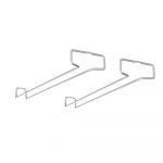 Set 2 suporturi de perete pentru pahare de vin Rail - Metaltex