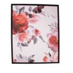 Tablou de perete cu ramă Dakls Pinky Roses, 40 x 50 cm