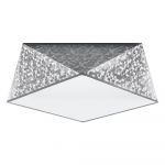 Plafonieră argintie 35x35 cm Koma – Nice Lamps