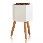 Ghiveci cu auto-udare Tomasucci Calla, ø 22,8 cm, alb