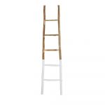 Scară decorativă alb din lemn de stejar Sten – Light & Living