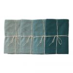 Set 4 șervețele textile Really Nice Things Turquoise, 43 x 43 cm