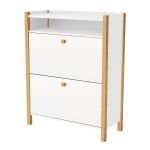 Pantofar cu 2 uși Woodman Hannover, alb