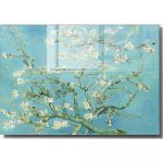 Tablou tip replică din sticlă 100x70 cm Vincent van Gogh – Wallity