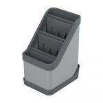 Suport pentru tacâmuri Metaltex Keep-Tex, negru