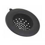 Sită din silicon pentru chiuvetă iDesign, negru