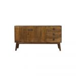 Comodă maro joasă din lemn 152x80 cm Espita – Light & Living