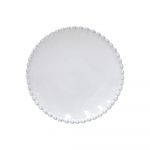 Farfurie ceramică pentru fursecuri Costa Nova Pearl, ⌀ 17 cm, alb