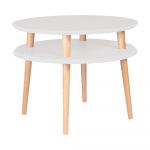 Măsuță de cafea Ragaba UFO Ø 57 cm, gri deschis