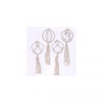 Set 4 decorațiuni de Crăciun Boltze Nara