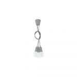 Lustră gri ø 15 cm Rene – Nice Lamps