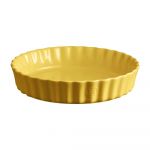 Formă de copt din ceramică Emile Henry, ⌀ 24 cm, galben deschis