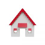 Set extra piese acoperiș pistă cu bilă Hubelino Roof, 68 piese