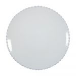 Farfurie din gresie ceramică Costa Nova Pearl, ⌀ 28 cm, alb