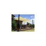 Copertină parasolar bej 500x500 cm - Rojaplast