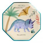 Tăvi de unică folosință 8 buc. din hârtie Dinosaur Kingdom – Meri Meri