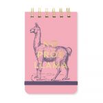 Carnețel 100 pagini A6 No Prob Lama – DesignWorks Ink