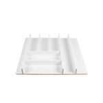 Organizator de tacâmuri alb 48 x 47 cm Wood Line – Elletipi