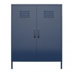 Dulap metalic albastru 80x102 cm Bradford - Queer Eye
