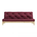 Canapea variabilă Karup Design Fresh Natural/Bordeaux