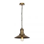 Lustră în culoarea bronz cu abajur din metal ø 30 cm Sivani – Opviq lights