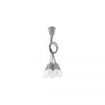Lustră gri ø 25 cm Rene – Nice Lamps