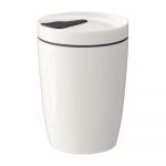Cană de voiaj din porțelan Villeroy & Boch Like To Go, 290 ml, alb