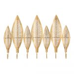 Cuier de perete auriu din metal Long Leaf – Mauro Ferretti