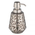 Dozator de săpun lichid argintiu din ceramică 0.35 l Burgos – Wenko