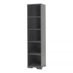 Bibliotecă de copii gri închis 46x195 cm London – Vipack
