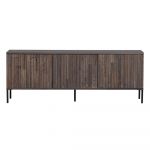 Comodă TV maro cu aspect de lemn de frasin 150x56 cm Gravure – WOOOD