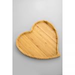 Platou servire din bambus Bambum Amor, 27 cm