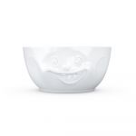 Bol mare din porțelan 58products Out of Control, alb