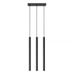Lustră Nice Lamps Fideus, lungime 30 cm, negru