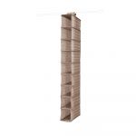Organizator pentru dulap Compactor Dots, 9 compartimente, bej