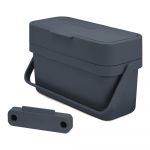 Recipient pentru deșeuri compostabile Joseph Joseph Compo, 4 l, albastru - negru