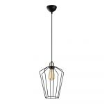 Lustră metalică Opviq lights Desponia, negru