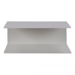 Raft dublu de perete din metal Actona Joliet, lățime 35 cm, alb