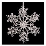 Decorațiune de agățat de Crăciun Casa Selección Snow, ⌀ 30 cm