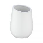 Suport din ceramică pentru periuțele de dinți Wenko Badi, alb