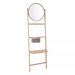 Cuier din bambus cu oglindă Leitmotiv Bamboo