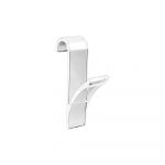 Set 2 cârlige transparente pentru prosoape Wenko Radiator