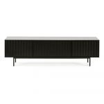 Masă TV neagră 180x52 cm Sierra – Teulat