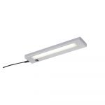 Aplică de perete argintie LED (lungime 34 cm) Alino – Trio