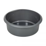 Lighean rotund din plastic Addis, ø 34 cm, gri deschis